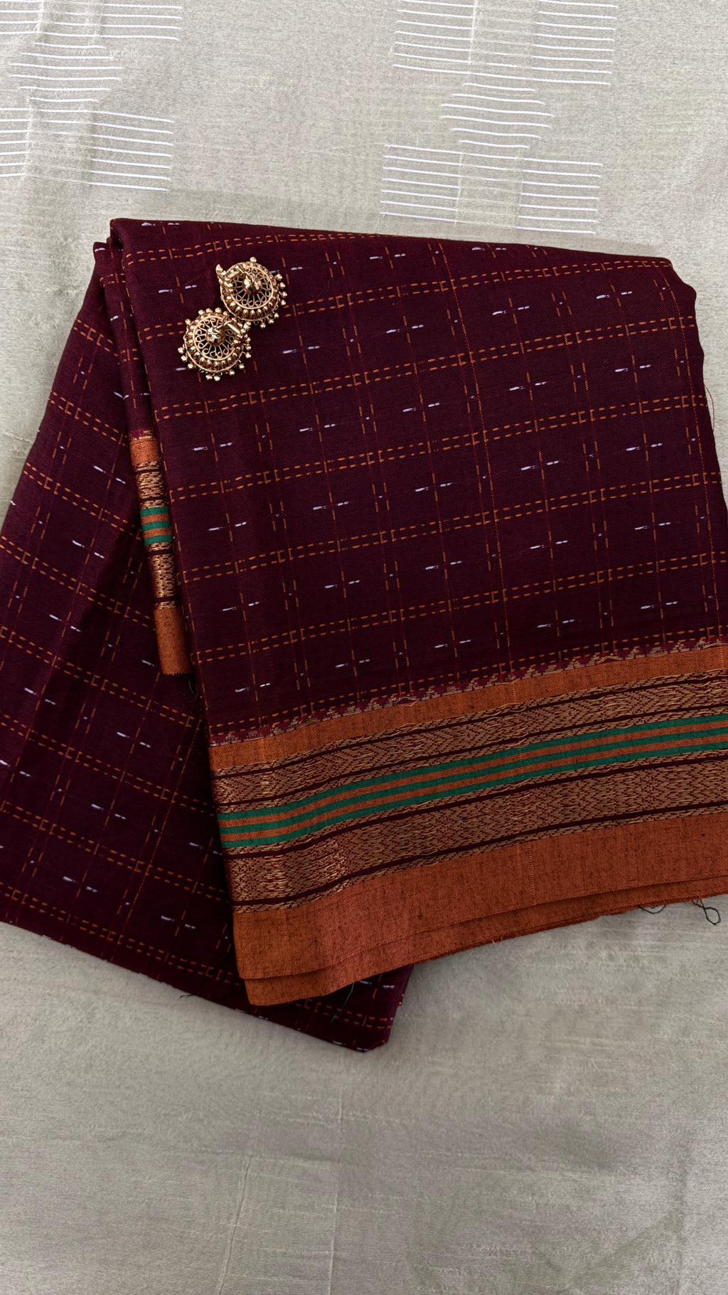KALLU  Cotton Saree