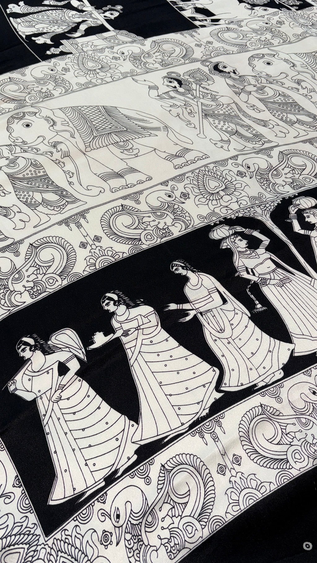 KALAMKARI : Semi Modal Silk